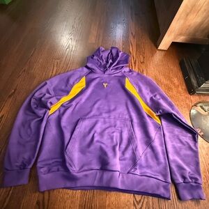 Nike Purple and Yellow Kobe Bryant Hoodie